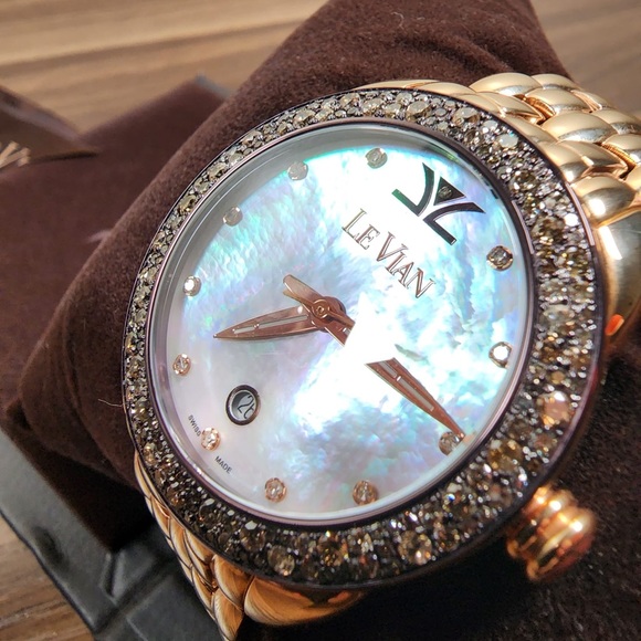 Le Vain Accessories Le Vian Chocolate Real Diamond Watch Poshmark